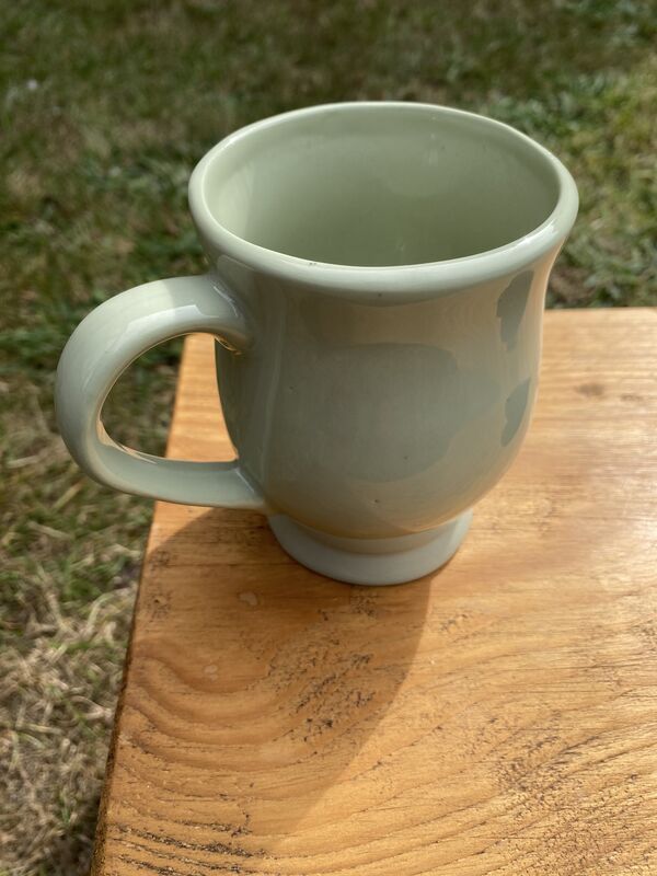 Green glazed everyday mug - product image