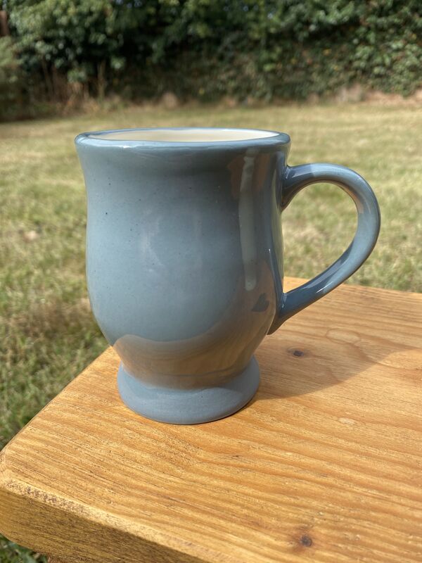 Blue glazed everyday mug - product image