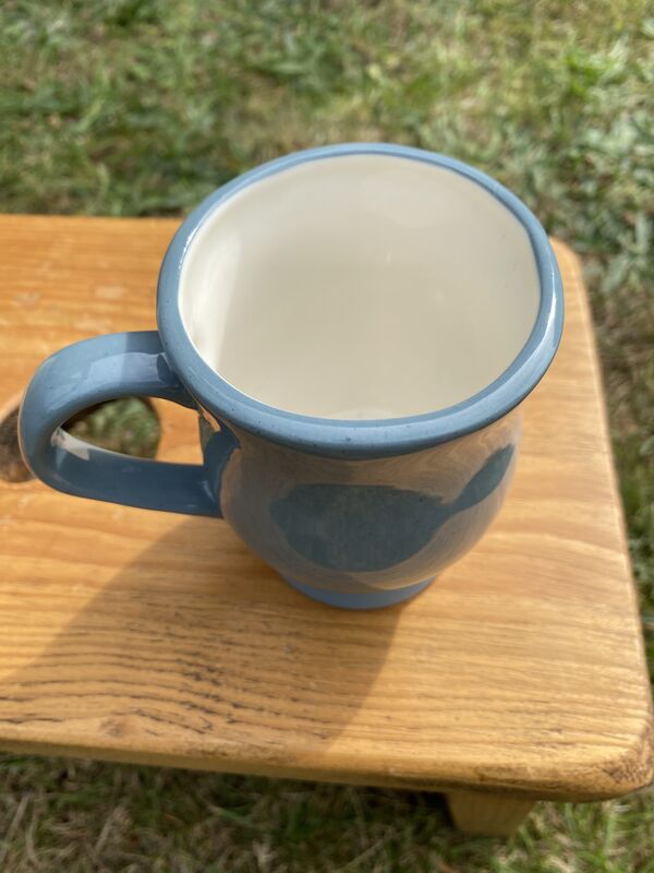 Blue glazed everyday mug - product image