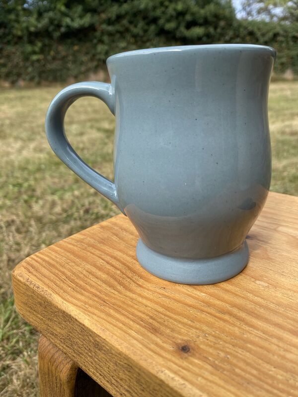 Blue glazed everyday mug - product image