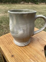Green,and,white,marble,effect,everyday,mug,Mug, Everyday mug, ceramics, handmade