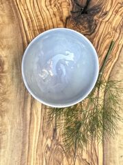 Nibble bowl in blue marble effect  - product images 3 of 3