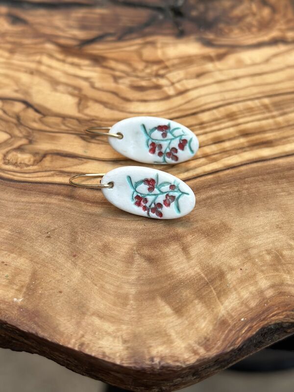 Red Berry Earrings - product image