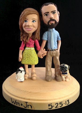 Clay,Imitations®,Cake,Toppers,realistic, cake topper, wedding, sculpture