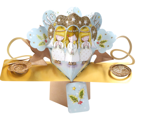 Second,Nature,Xmas,Pop,Ups,-,Angels,Second Nature Pop Ups, Original Pop-ups, Pop up greeting card, Pop up, Pop-up, Pop-ups, Christmas Pop Up, Xmas Pop Up, Angels
