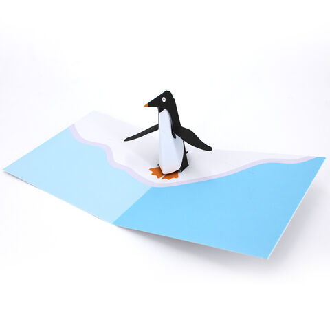2toTango,-,Animal,Pops:,Penguin,Pop Ups, Pop up greeting card, Pop up, 2toTango, Animal, bird, penguin