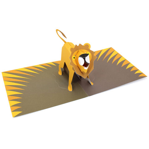 2toTango,-,Animal,Pops:,Lion,Pop Ups, Pop up greeting card, Pop up, 2toTango, Animal, Lion