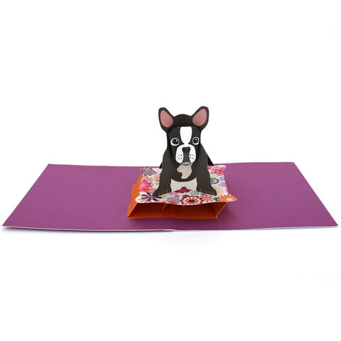 2toTango,-,French,Bulldog,Pop Ups, Pop up greeting card, Pop up, 2toTango, French Bulldog
