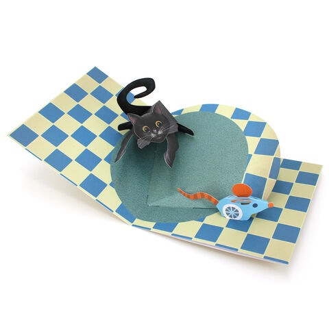 2toTango,-,Cat,&,Mouse,Pop Ups, Pop up greeting card, Pop up, 2toTango, Cat, Mouse