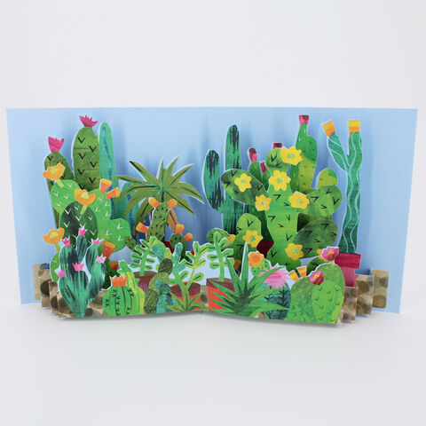 2toTango,-,Gardens:,Cactus,Pop Ups, Pop up greeting card, Pop up, 2toTango, Gardens, Cactus