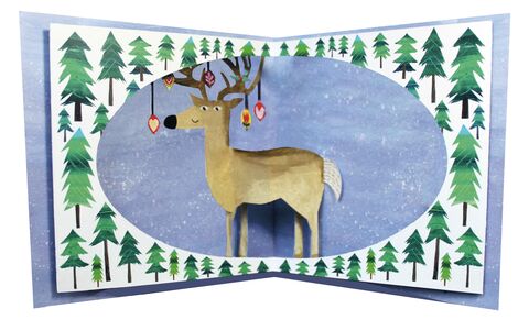2toTango,Christmas,-,Reindeer,Pop Ups, Pop up greeting card, Pop up, 2toTango, Christmas, Xmas, Reindeer