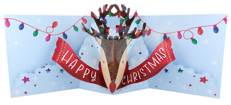 Second Nature 3D Cards (Paper Celebrations) - Rudolph - product images  of 