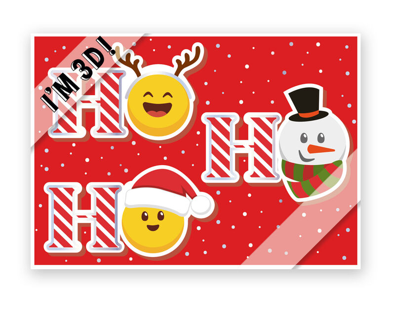 Second Nature 3D Cards (Paper Celebrations) - Ho Ho Ho! - product images  of 