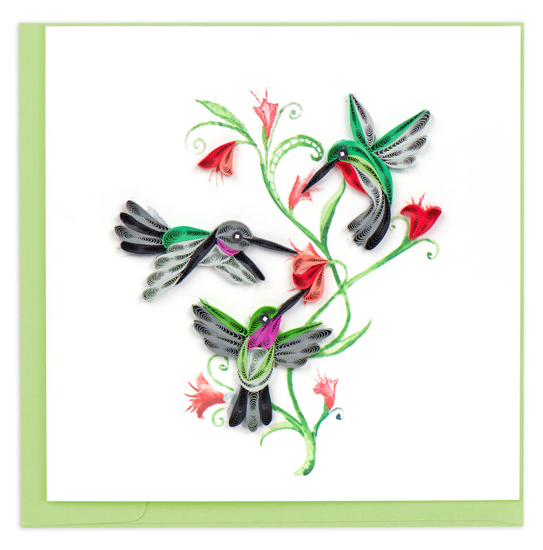Quilling Card - Hummingbird Trio - product images  of 