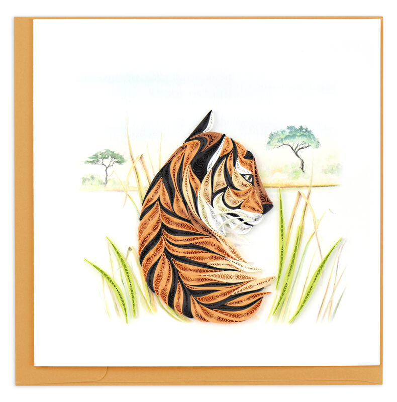Quilling Card - Majestic Bengal Tiger  - product images  of 
