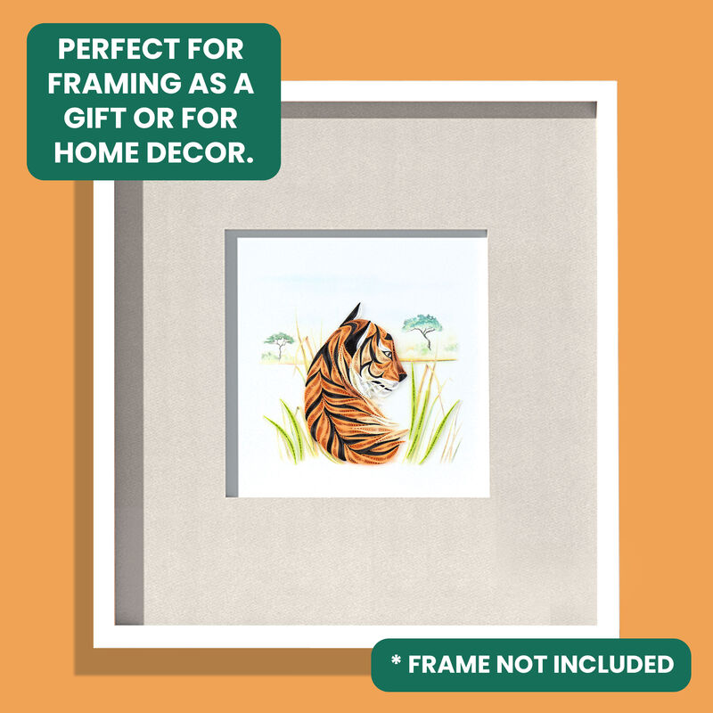 Quilling Card - Majestic Bengal Tiger  - product images  of 