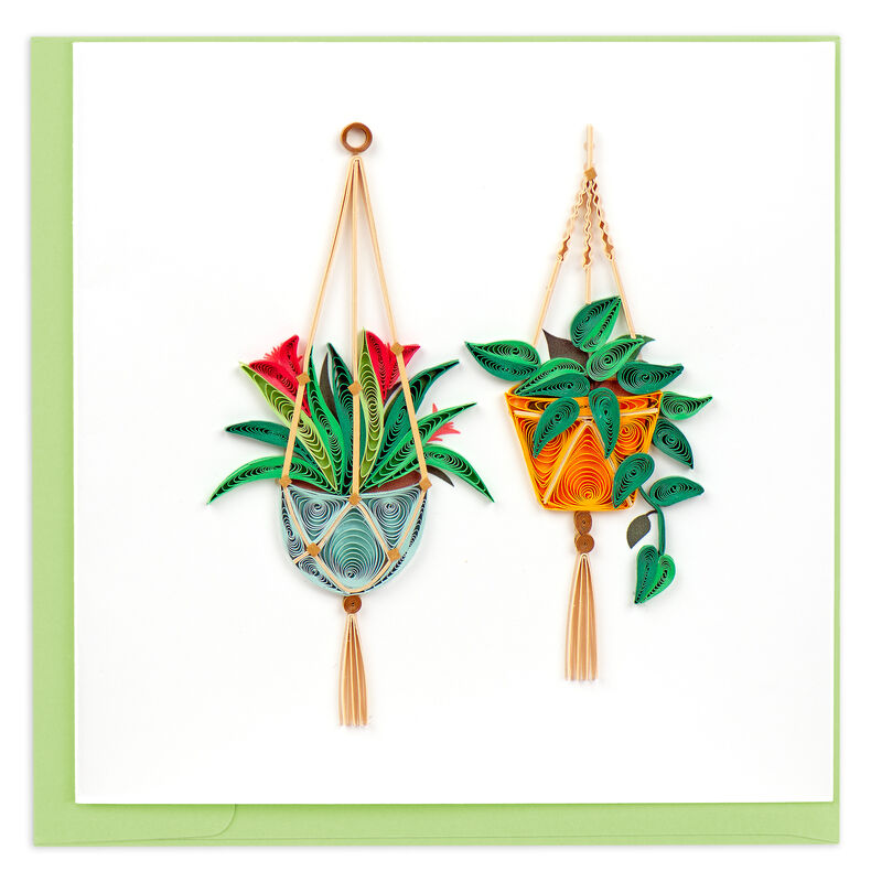 Quilling Card - Macrame Plant Hangers - product images  of 