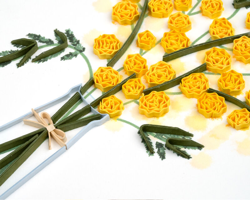 Quilling Card - Mimosa Bouquet - product images  of 