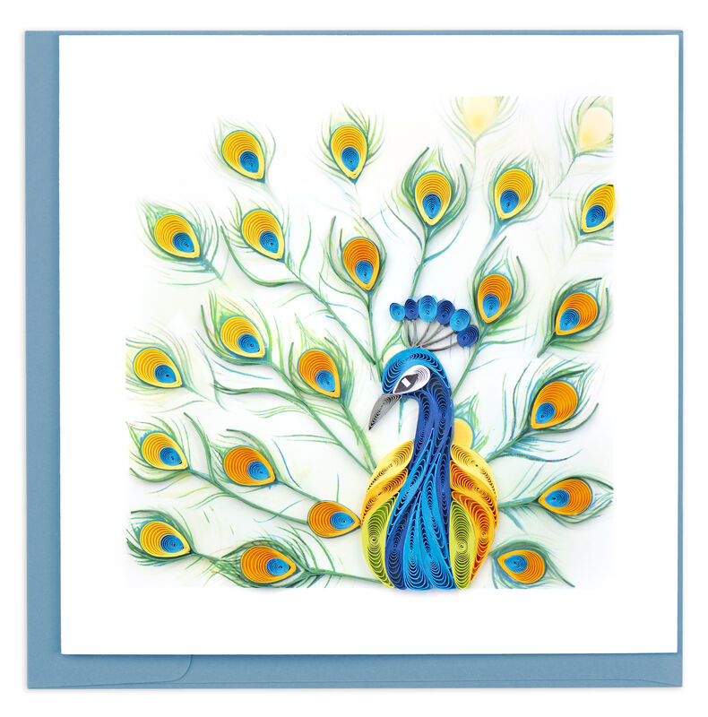Quilling Card - Bright Peacock - product images  of 