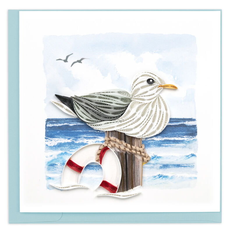 Quilling Card - Seagull At The Seaside - product images  of 