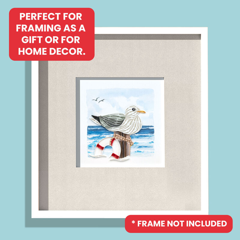 Quilling Card - Seagull At The Seaside - product images  of 