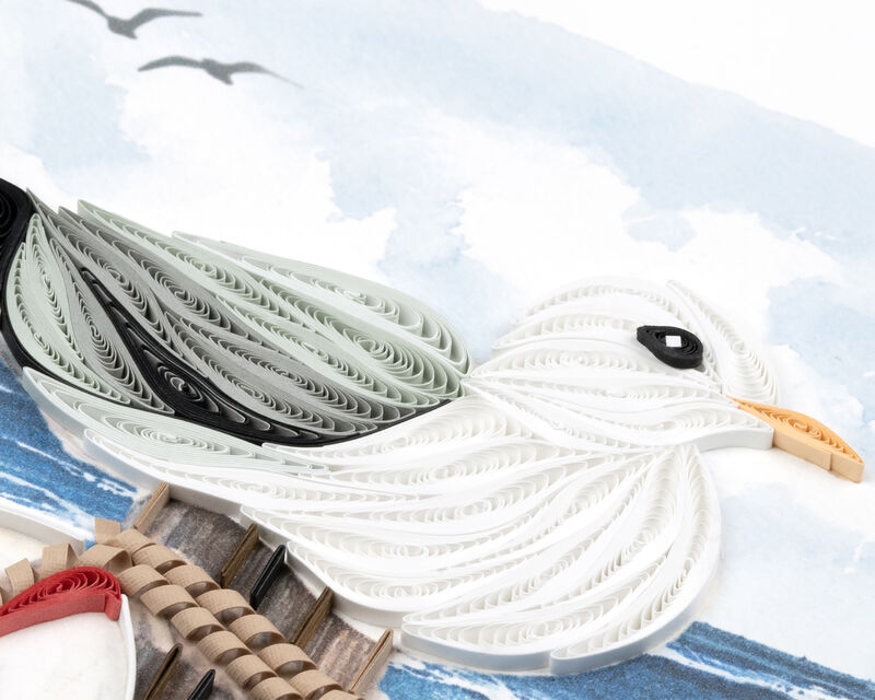 Quilling Card - Seagull At The Seaside - product images  of 