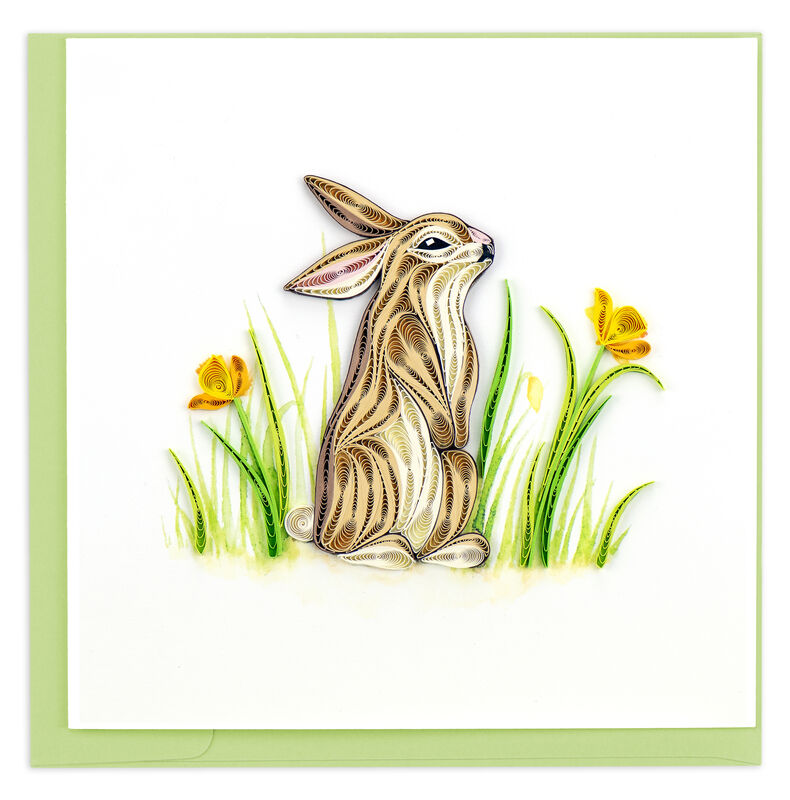 Quilling Card - Rabbit In A Meadow - product images  of 