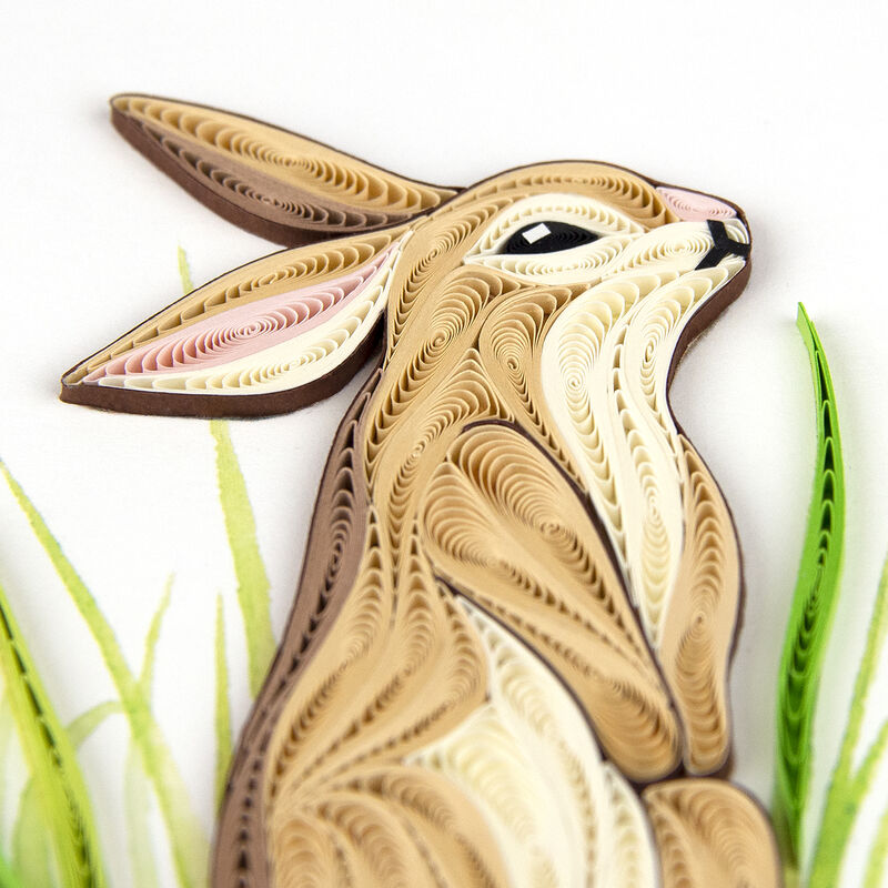 Quilling Card - Rabbit In A Meadow - product images  of 