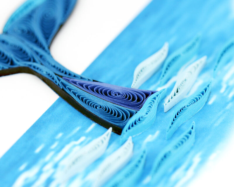 Quilling Card - Whale Tail - product images  of 