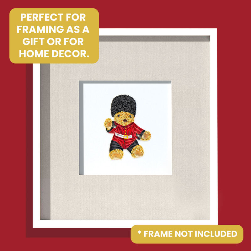 Quilling Card - Herrington Bear Royal Guard - product images  of 