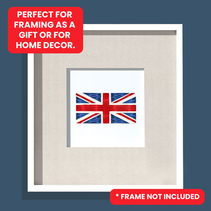 Quilling Card - Union Jack Flag - product images  of 