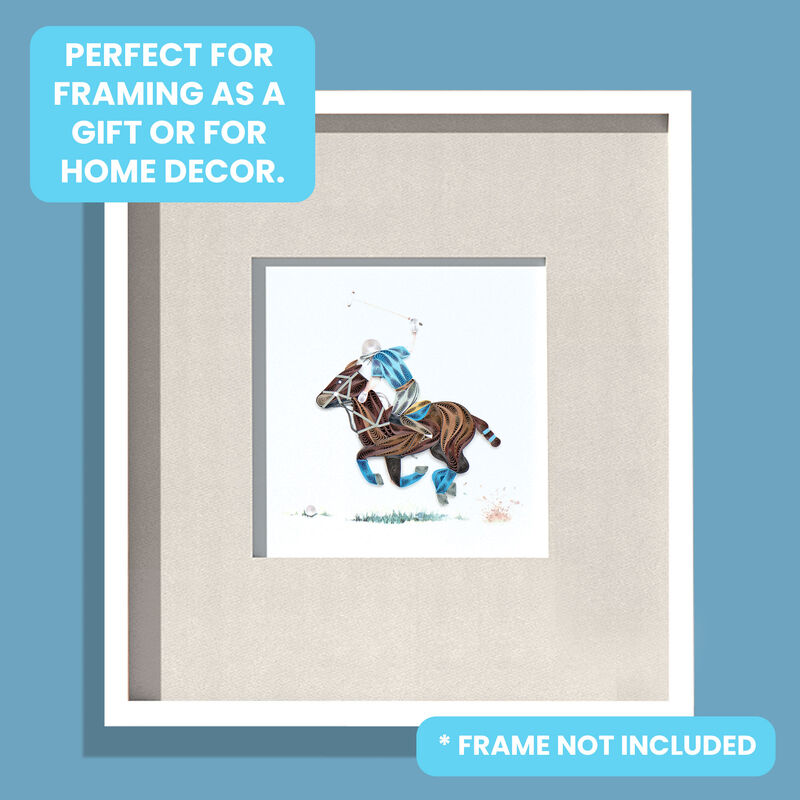 Quilling Card - Playing Polo - product images  of 