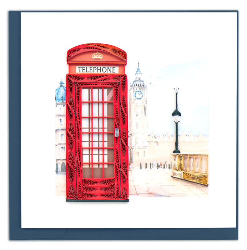Quilling Card - London Telephone Box - product images  of 