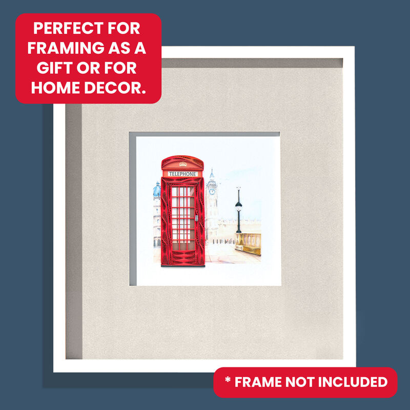 Quilling Card - London Telephone Box - product images  of 