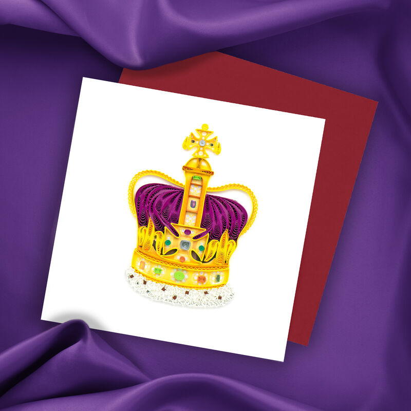 Quilling Card - St Edward's Royal Crown - product images  of 