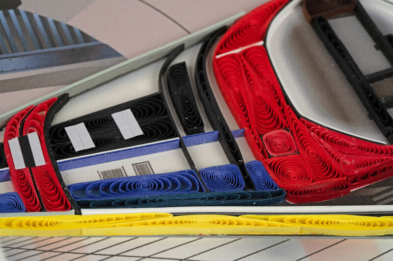 Quilling Card - London Underground Tube Station & Train - product images  of 