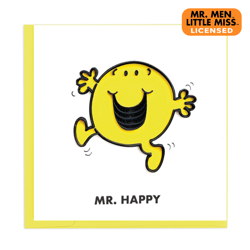 Quilling Card - Mr. Happy - Mr Men - product images  of 