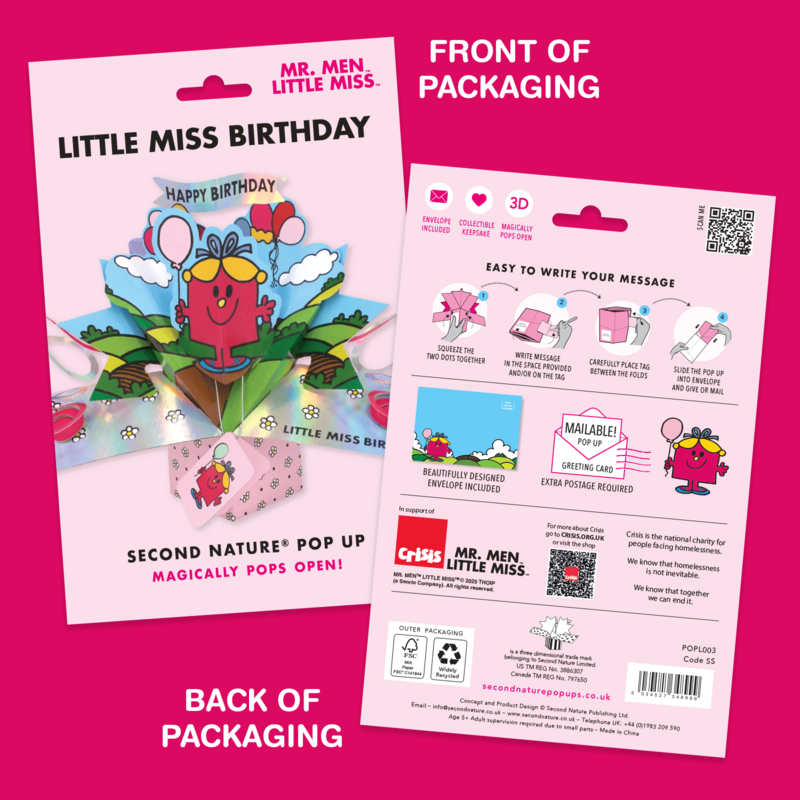 License Pop Ups - Little Miss Birthday (Mr. Men Little Miss) - product images  of 