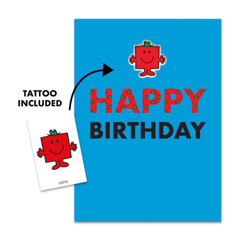 License Tattoo Card - Mr Strong (Mr. Men Little Miss) - product images  of 
