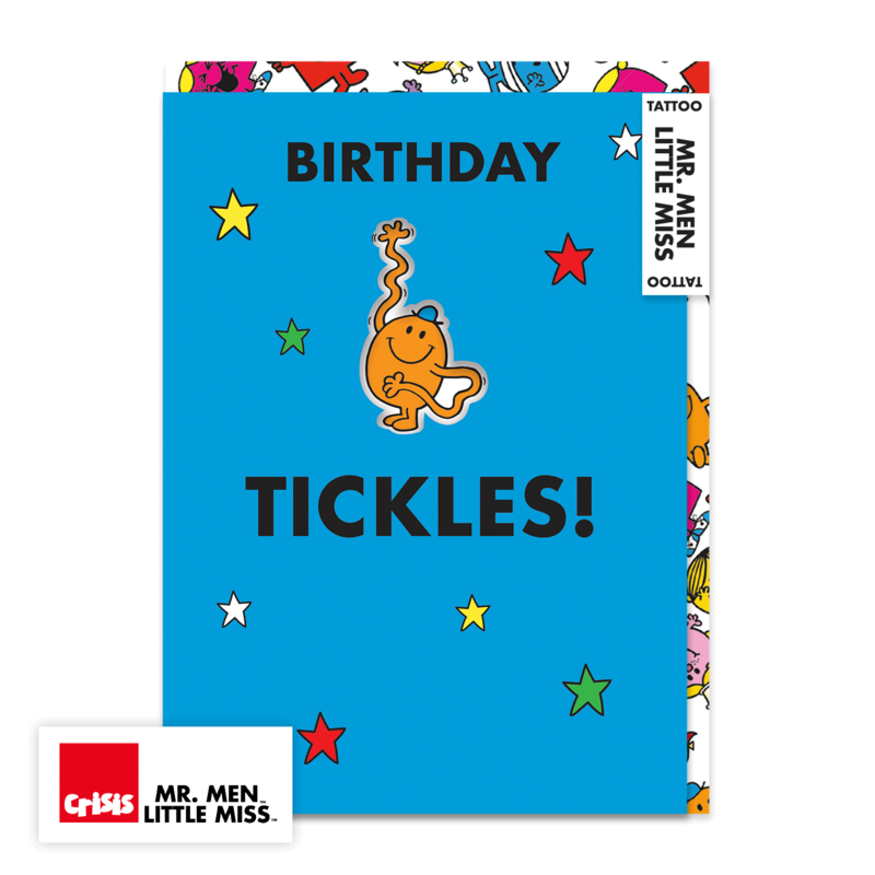 License Tattoo Card - Mr Tickle (Mr. Men Little Miss) - product images  of 