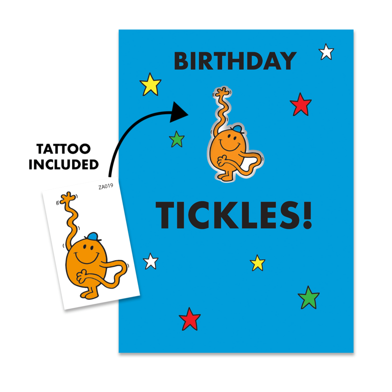 License Tattoo Card - Mr Tickle (Mr. Men Little Miss) - product images  of 