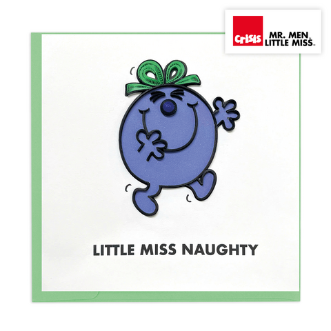 Quilling,Card,-,Little,Miss,Naughty,Mr,Men,Quilling Cards, keepsake, Frame, Hand-Crafted, Gift, embellished, Hand-Finished, Little Miss Naughty - Mr Men Little Miss