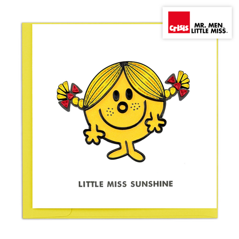 Quilling,Card,-,Little,Miss,Sunsine,Mr,Men,Quilling Cards, keepsake, Frame, Hand-Crafted, Gift, embellished, Hand-Finished, Little Miss Sunsine - Mr Men Little Miss