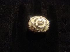 Diamante,Two,Tone,Ring, Diamante