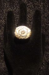 Diamante Two Tone Ring - product images 2 of 3
