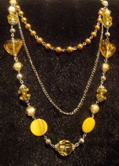 Beautiful Gold Beaded Necklace - product images 2 of 4