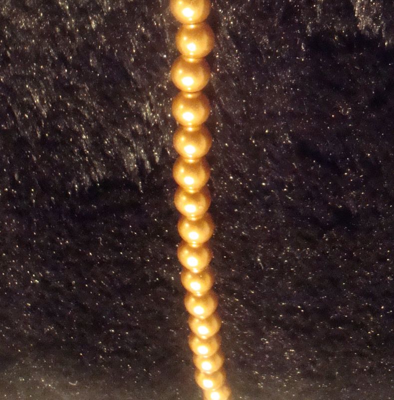 Beautiful Gold Beaded Necklace - product images  of 