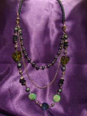 Beautiful,Beaded,Long,Necklace, Beaded