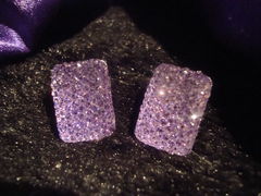 Diamante,Purple,Earrings, Diamante