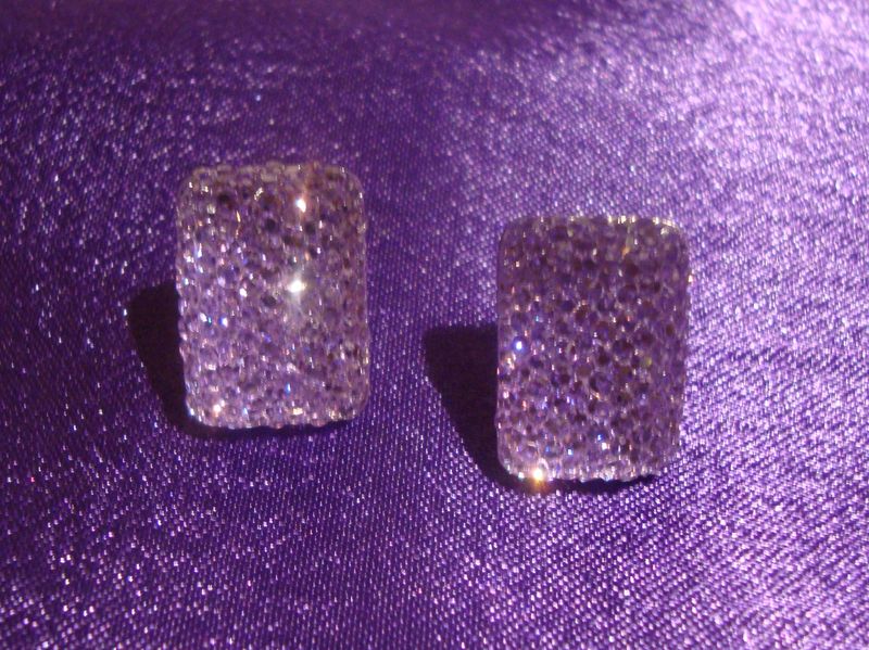 Diamante Purple Earrings - product images  of 